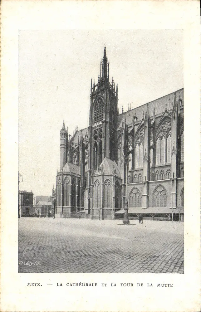Metz — Die Kathedrale und die Turm der Mutte — G. Levy fils - Vorderseite