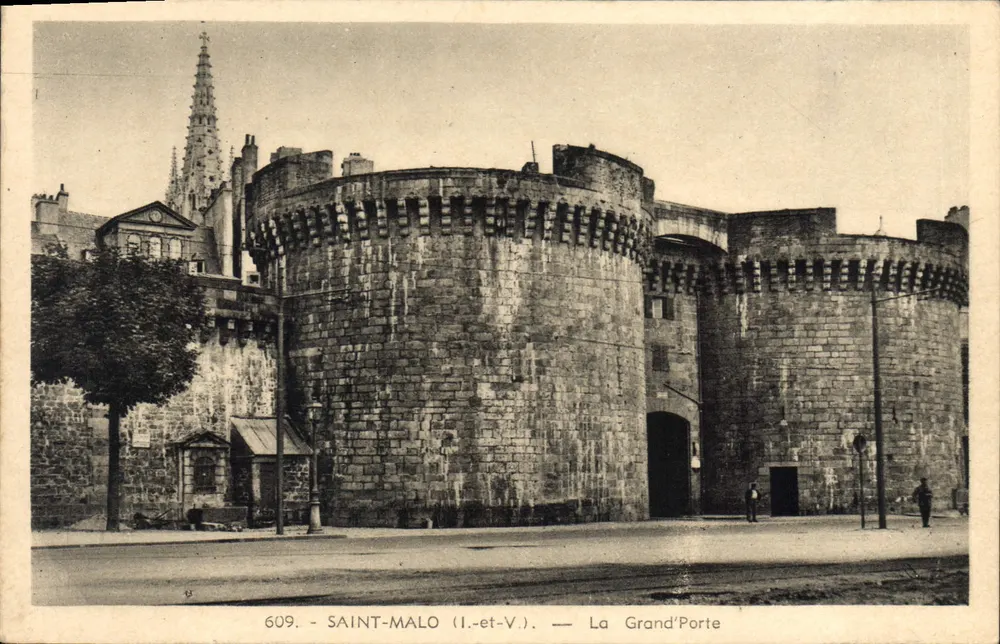 Saint-Malo (I.-et-V.) — La Grand'Porte — Edition La Cigogne, Rennes - Vorderseite