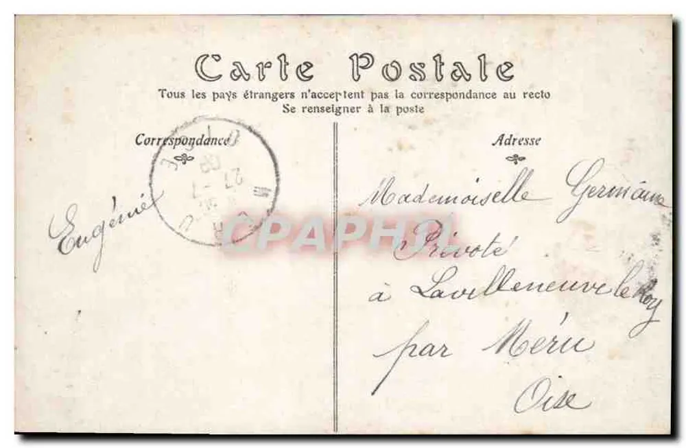PARIS – O Panteão — ND Fot. n°124 - Verso