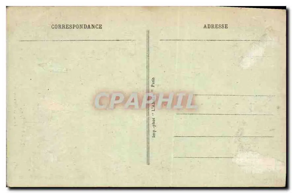 Paris - Notre-Dame - A Fachada — Imp. fot. 'L'Abail' Paris, n°27 - Verso