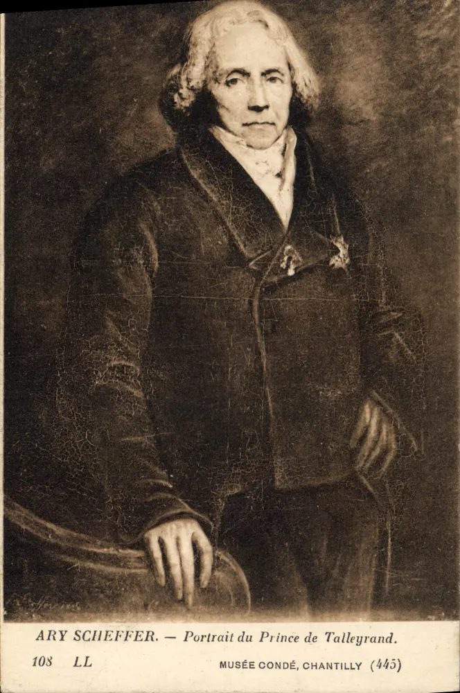Porträt des Prinzen Talleyrand — Ary Scheffer — Musée Condé, Chantilly (445) - Vorderseite