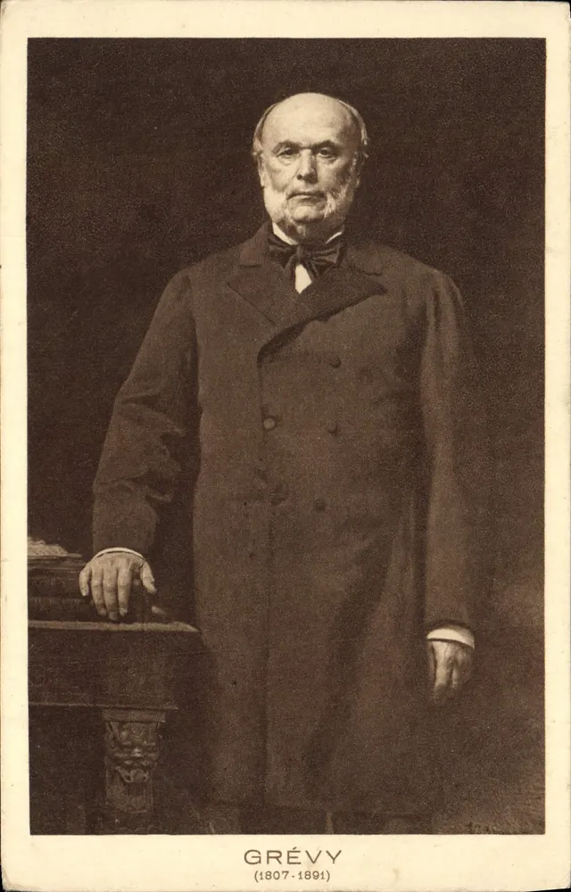 Jules Grévy — Terceiro Presidente da República Francesa — Braun & Cie, Paris - Frente