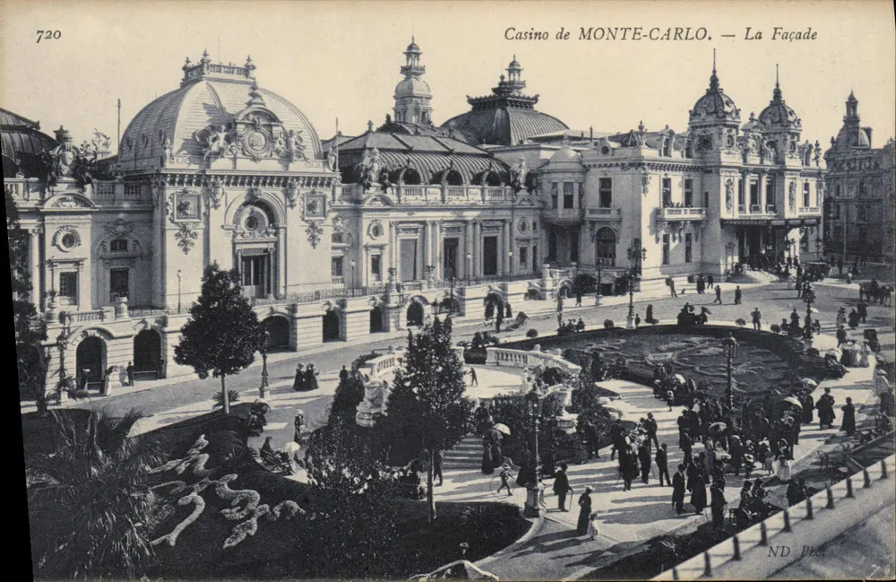 Casino de MONTE-CARLO — A Facha — ND Fotografia, n°720 - Frente