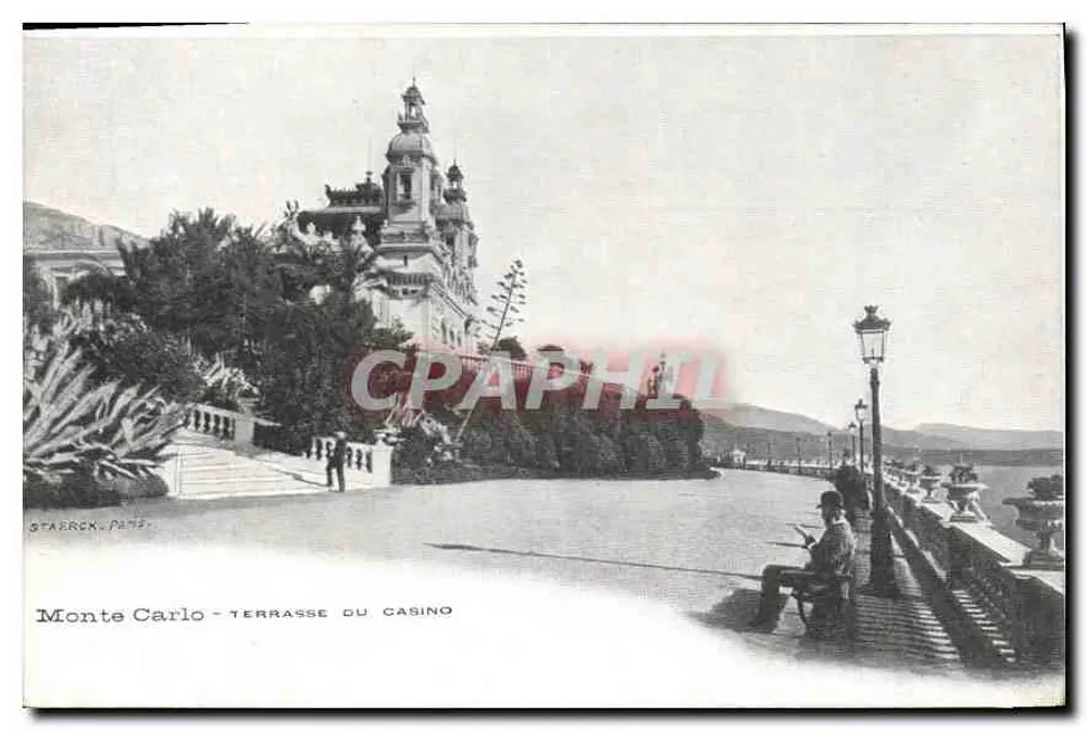 Monte Carlo - Terrasse do Casino — editor Staerck, Paris - Frente