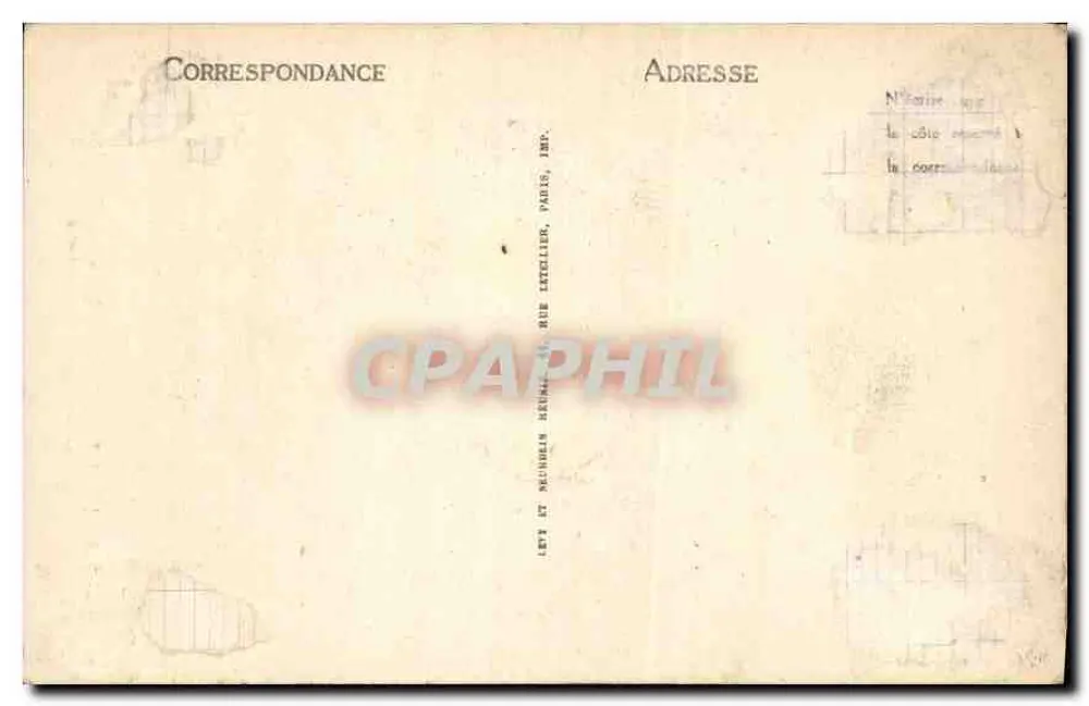 Beauvais — Palácio de Justiça. O Campanário (século XVI). — ND - Verso