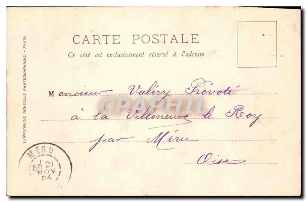 Beauvais — A Prefeitura — Rio do Parc — LL. — S. Beltichardt - Verso