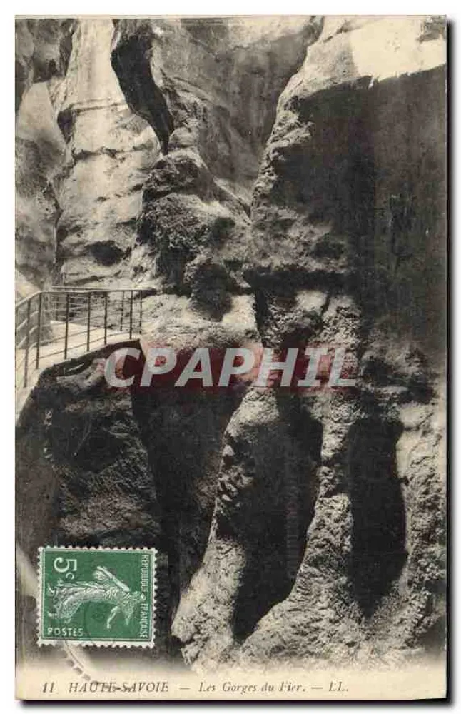Haute-Savoie — Die Gorges du Fier — LL. — Verlag LL. - Vorderseite