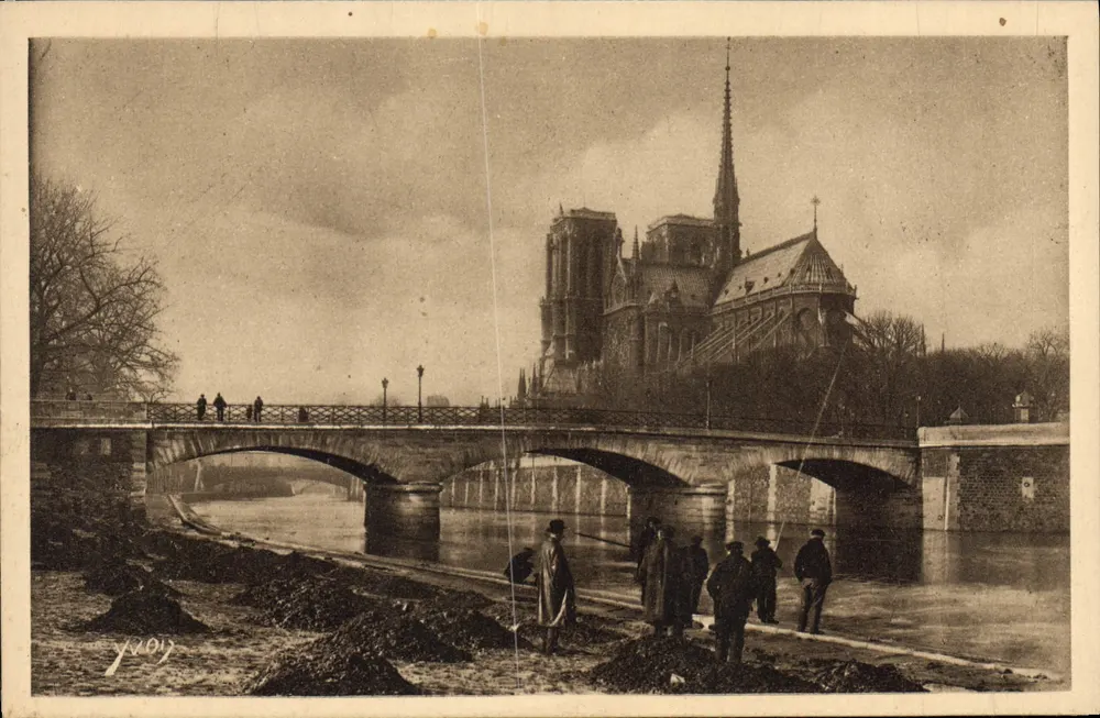 Notre-Dame und der Pont de l'Archevêché — Paris — Éditions d'Art V.C.N., Paris, Serie 3 Nr. 52 - Vorderseite