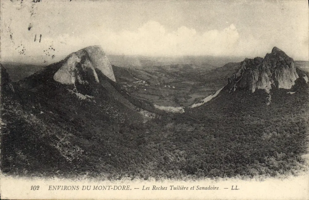 Umgebung von Mont-Dore — Les Roches Tuilière und Sanadoire — LL - Vorderseite