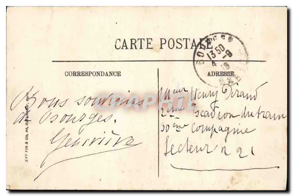 Bourges — Cofre que contiene las Reliquias de Santa Solange — LL. n°136 - Reverso