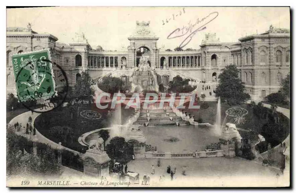 Marseille — Castelo de Longchamp — LL. n°199 - Frente