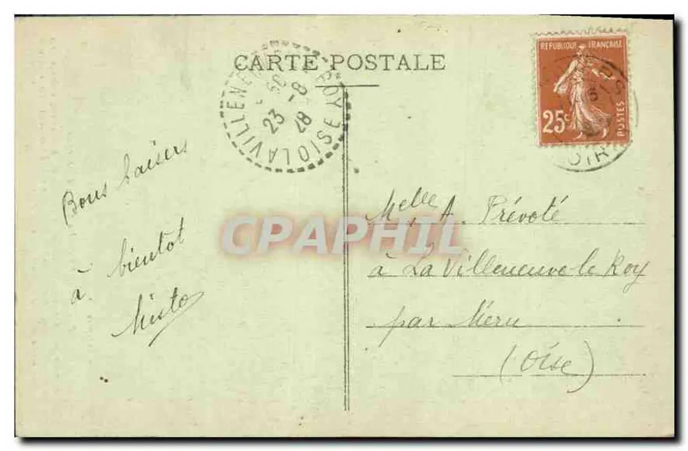 Pithiviers — A Caixa de Economia — Editor: Ed. Louis Lévy, n° 24 - Verso