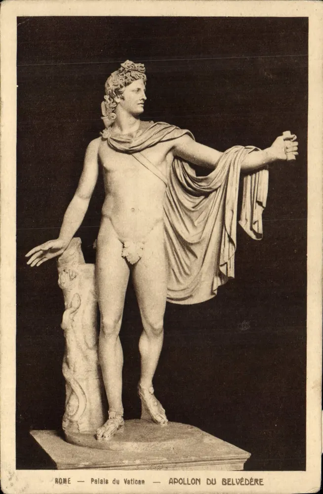 Rom — Palast des Vatikans — Apollo von Belvedere - Vorderseite