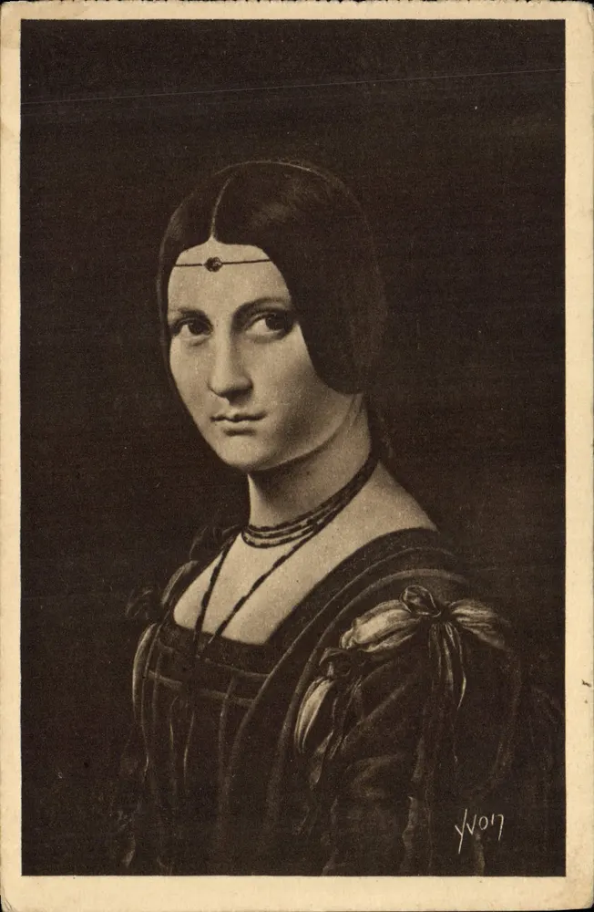 Die Schöne Eisenhändlerin — Leonardo da Vinci — Kunstausgabe YVON, Paris - Vorderseite