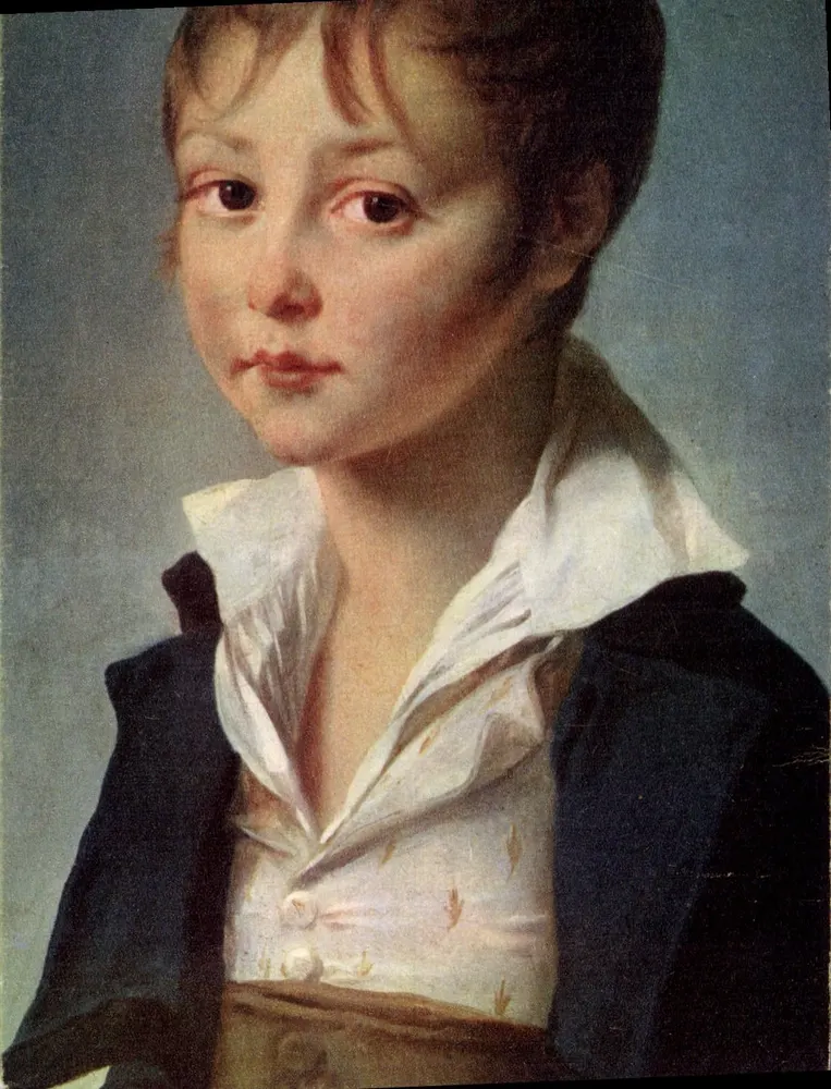 Porträt eines jungen Jungen — Malerei — COMITÉ NATIONAL DE L'ENFANCE, Paris (VIIIe) - Vorderseite