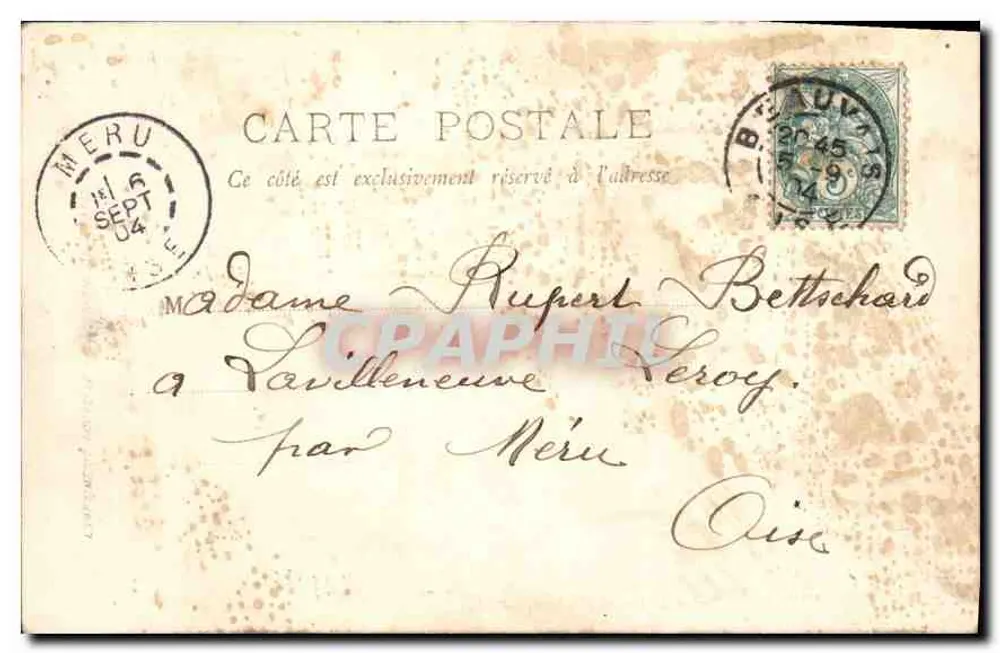 Beauvais — Estátua de Jeanne-Hachette — LL. - Verso