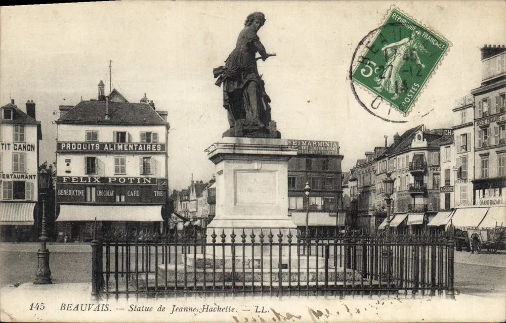 Beauvais — Statua Jeanne Hachette — LL. n°145 - Awers