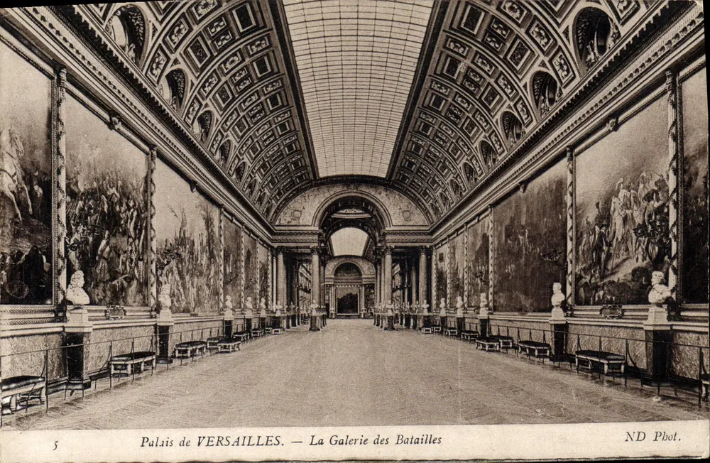 Palais de VERSAILLES — La Galerie des Batailles — ND Phot. - Recto