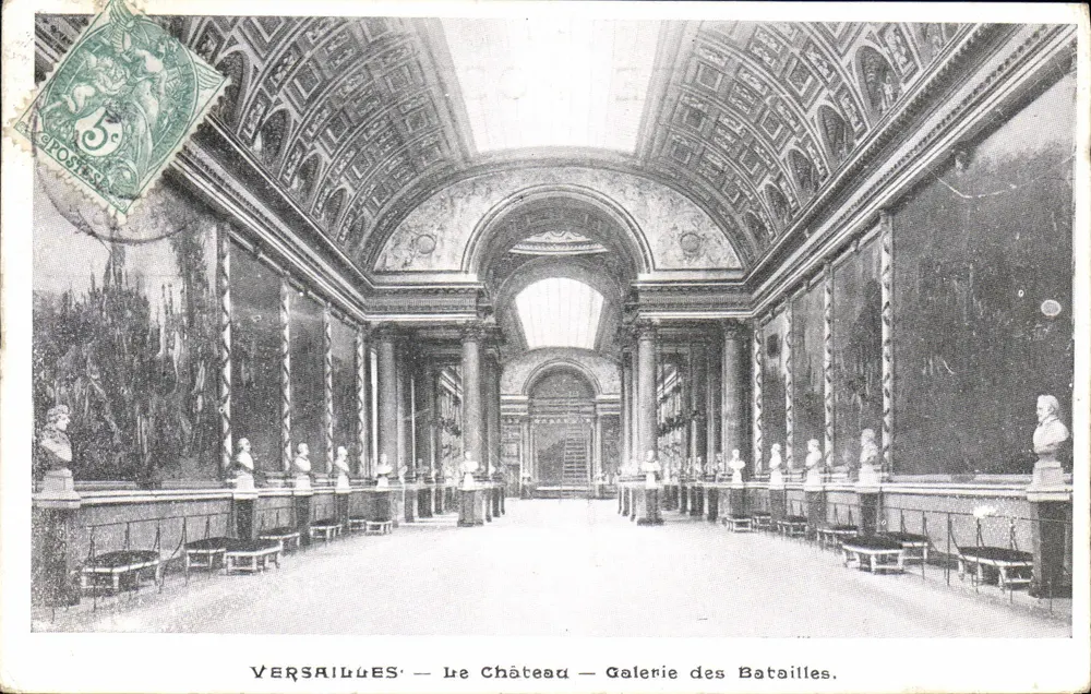 Versailles — Das Schloss — Galerie der Schlachten - Vorderseite