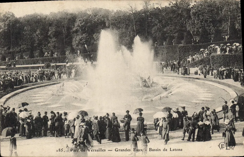 Schlosspark Versailles — Grandes Eaux - Bassin de Latone — ELD n°185 - Vorderseite