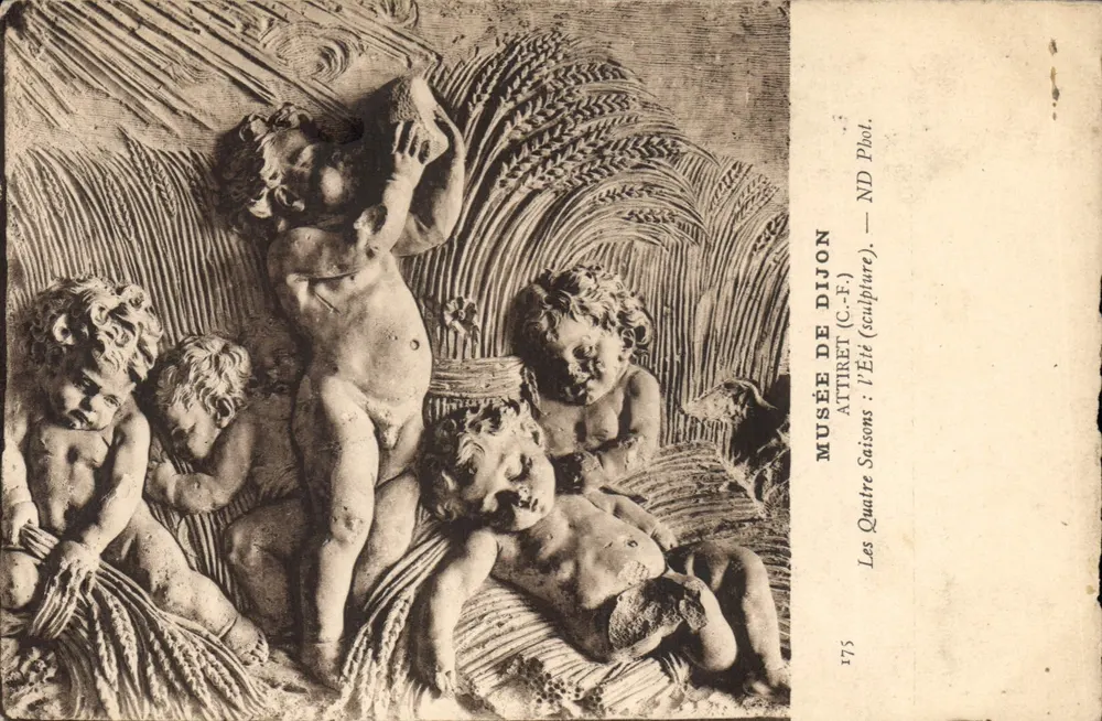 Die Vier Jahreszeiten — Sommer (Sculptur) — Musée de Dijon, Zugeschrieben an C.-F. Attribet - Vorderseite
