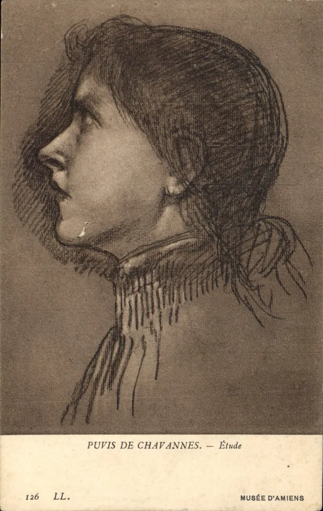 Puvuis de Chavannes — Estudo — Museu de Amiens - Frente