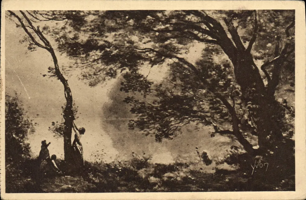 Paisagem — Corot — Édition d'Art YVON, Paris - Frente