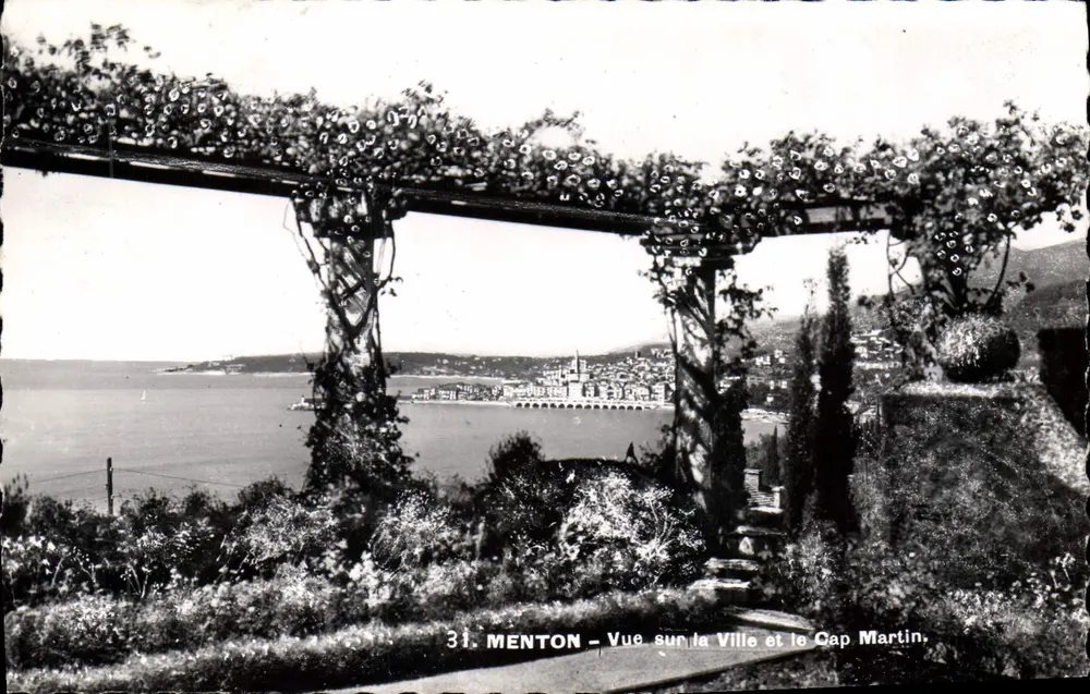 Menton — Blick auf die Stadt und den Cap Martin — 31 - Vorderseite