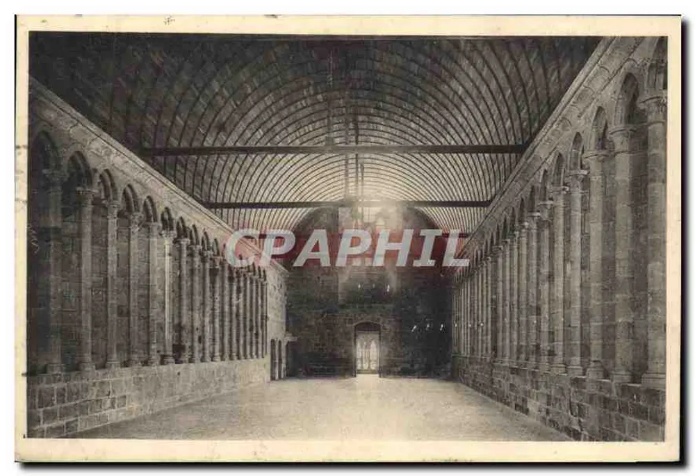 Abtei Mont-Saint-Michel — Refektorium — Édition des Monuments Historiques, Paris, n°27 - Vorderseite