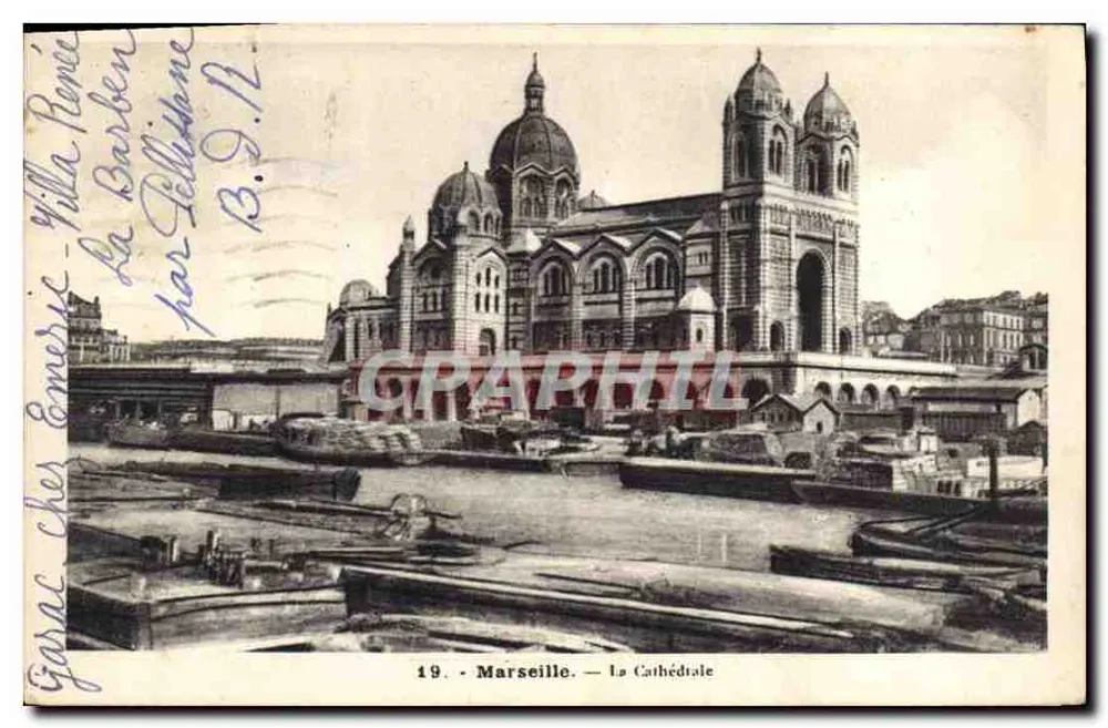 Marseille — A Catedral — Graphphil - Frente