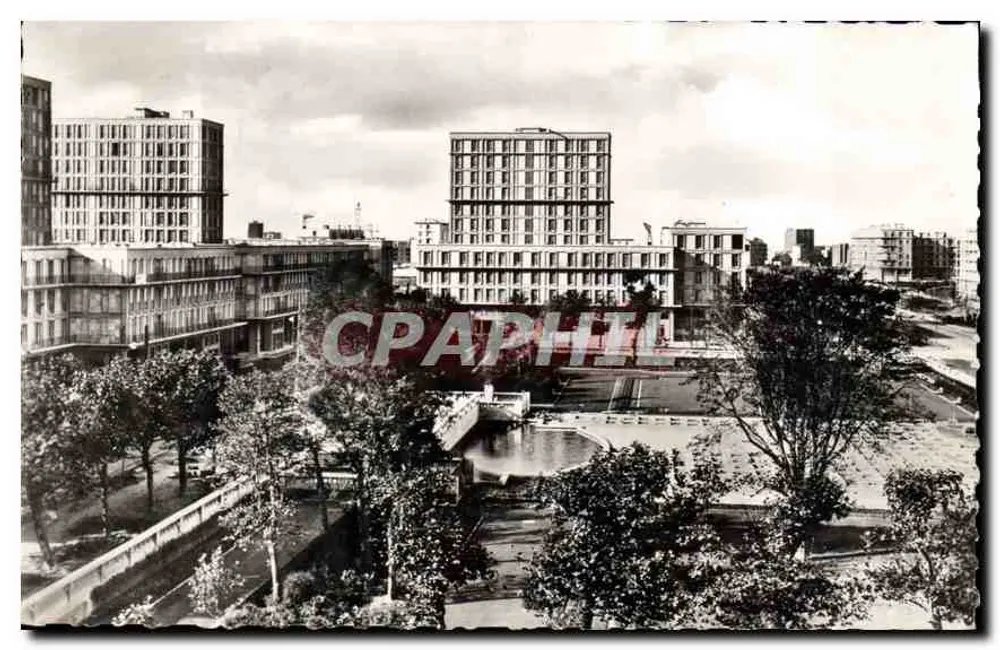 Le Havre — Der Garten des Rathauses — Éditions Cliché Pailigny - Vorderseite