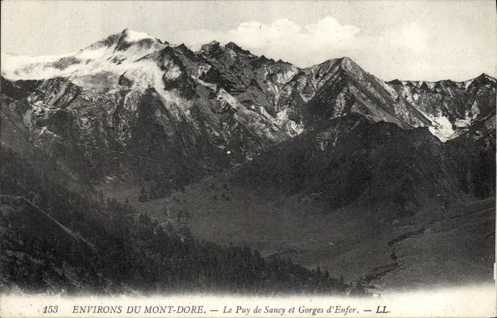 Umgebung von Mont-Dore — Le Puy de Sancy und Gorges d'Enfer — LL. — Nr. 153 - Vorderseite