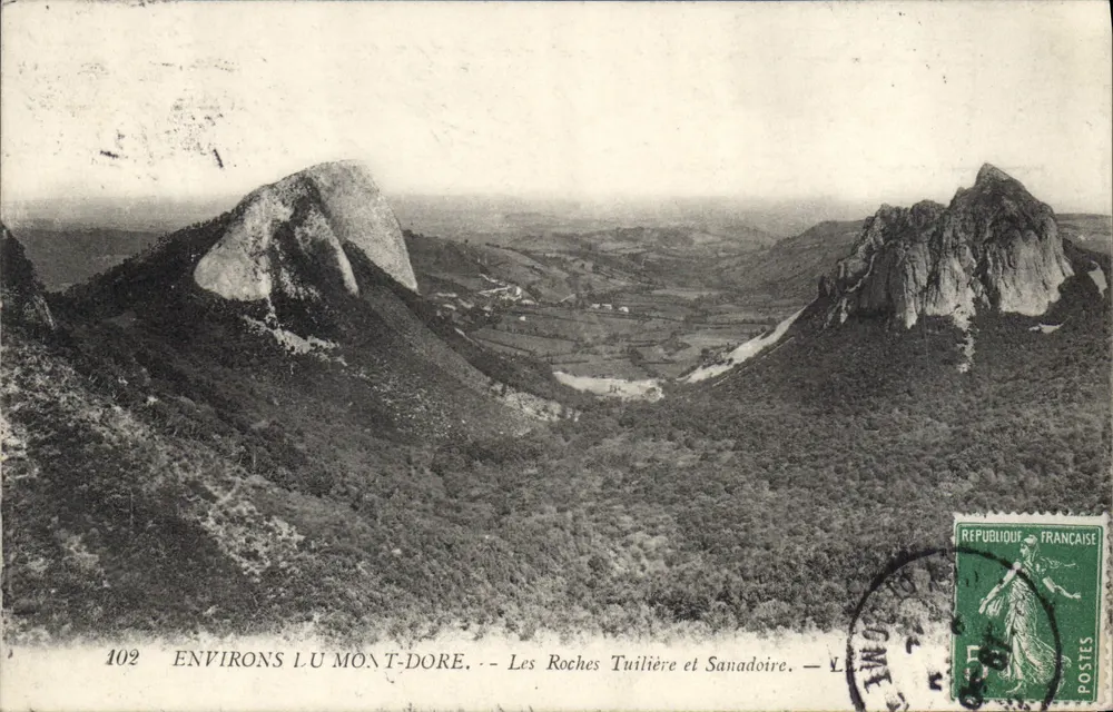 Umgebung von Mont-Dore — Les Roches Tuilière und Sanadoire — n°102 - Vorderseite