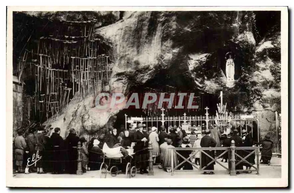 Lourdes — Jaskinia — Wydawnictwo LABOUCHE Frères, Toulouse - Awers