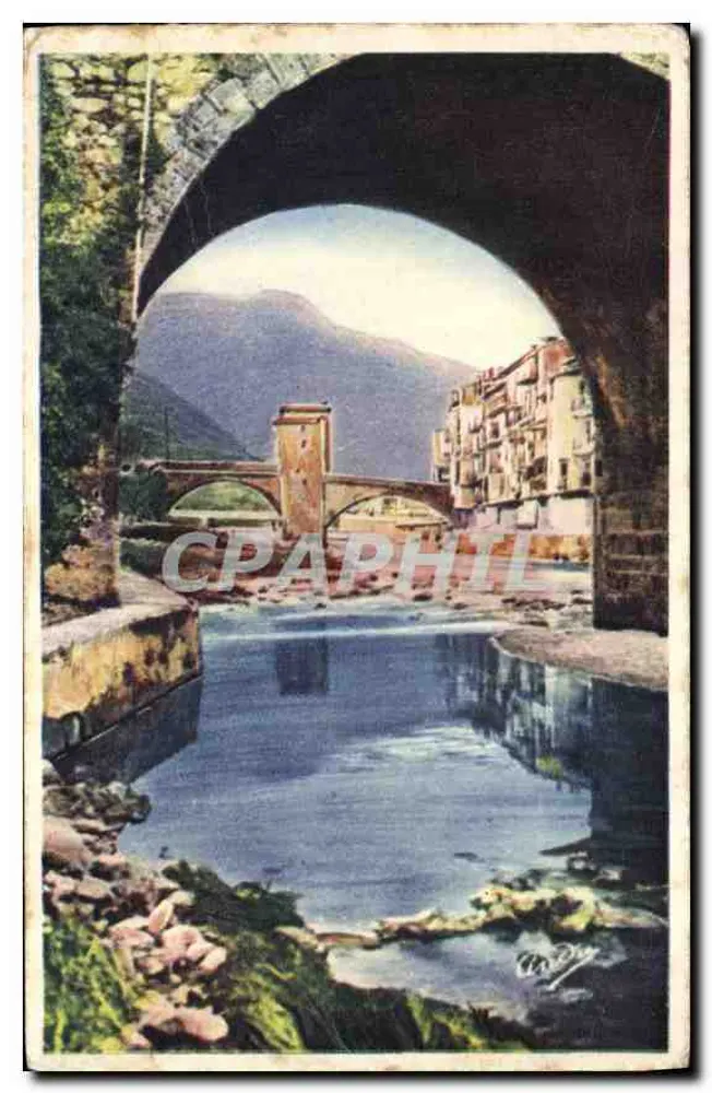 Der alte Brücke über die Bevera — Sospel — Verlag C.A.D.S.E. Nr. 11 - Vorderseite