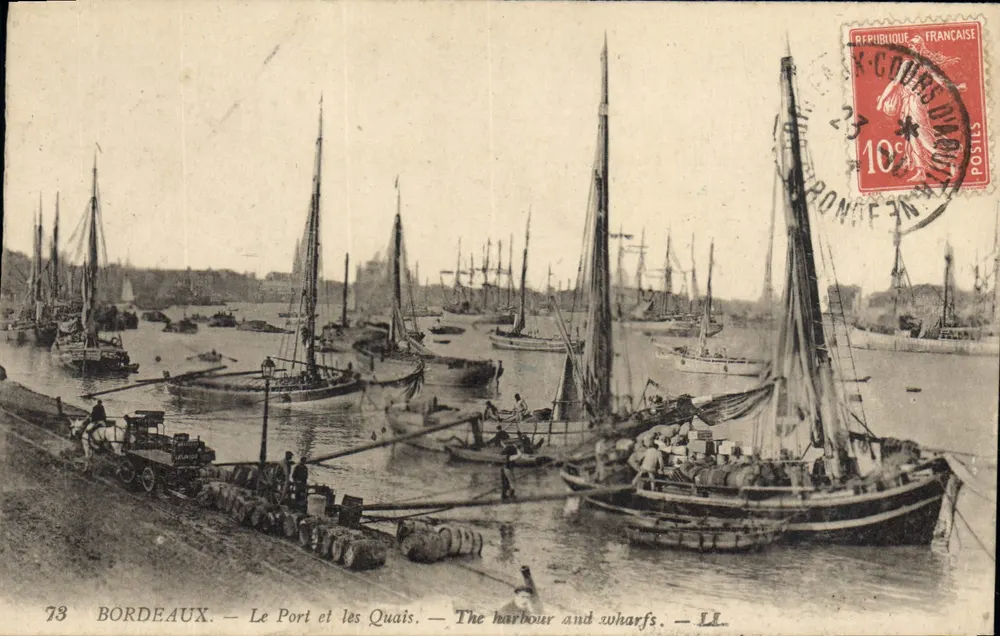 Bordeaux — Der Hafen und die Kais — Verlag LEPANDE, n°73 - Vorderseite