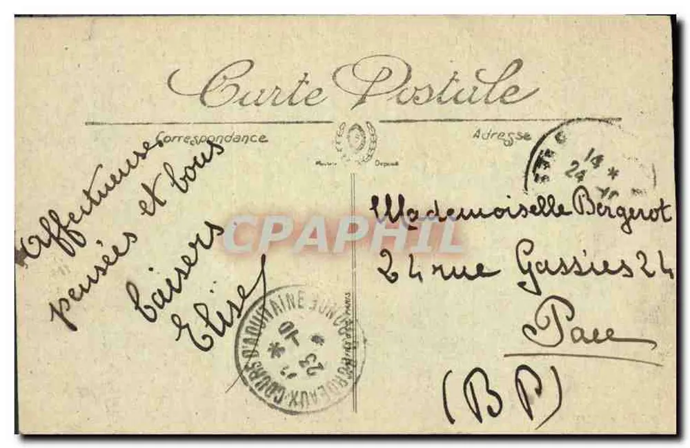 Bordeaux — Der Hafen und die Kais — Verlag LEPANDE, n°73 - Rückseite