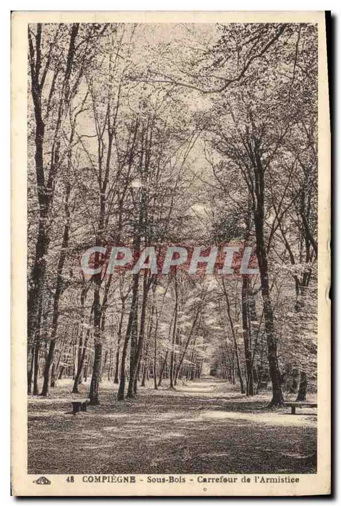 Compiegne - Sous-Bois - Carrefour de l'Armistice — n° 48 - Recto
