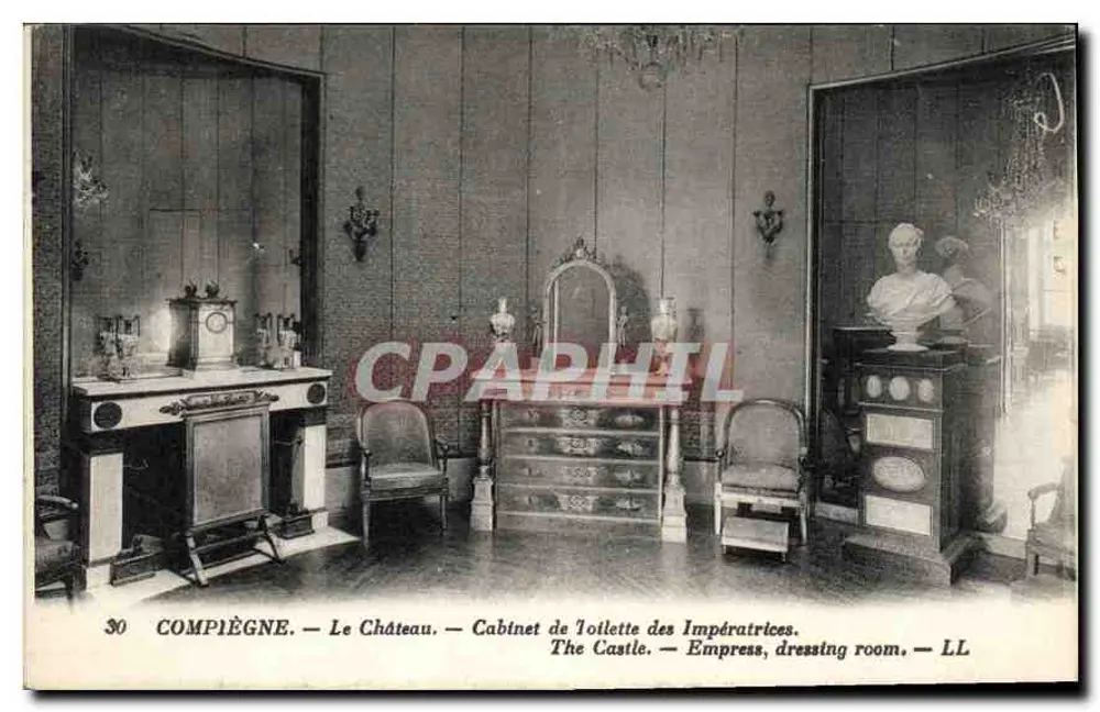 Compiègne — Das Schloss — Toilettenkabinett der Kaiserinnen — LL - Vorderseite