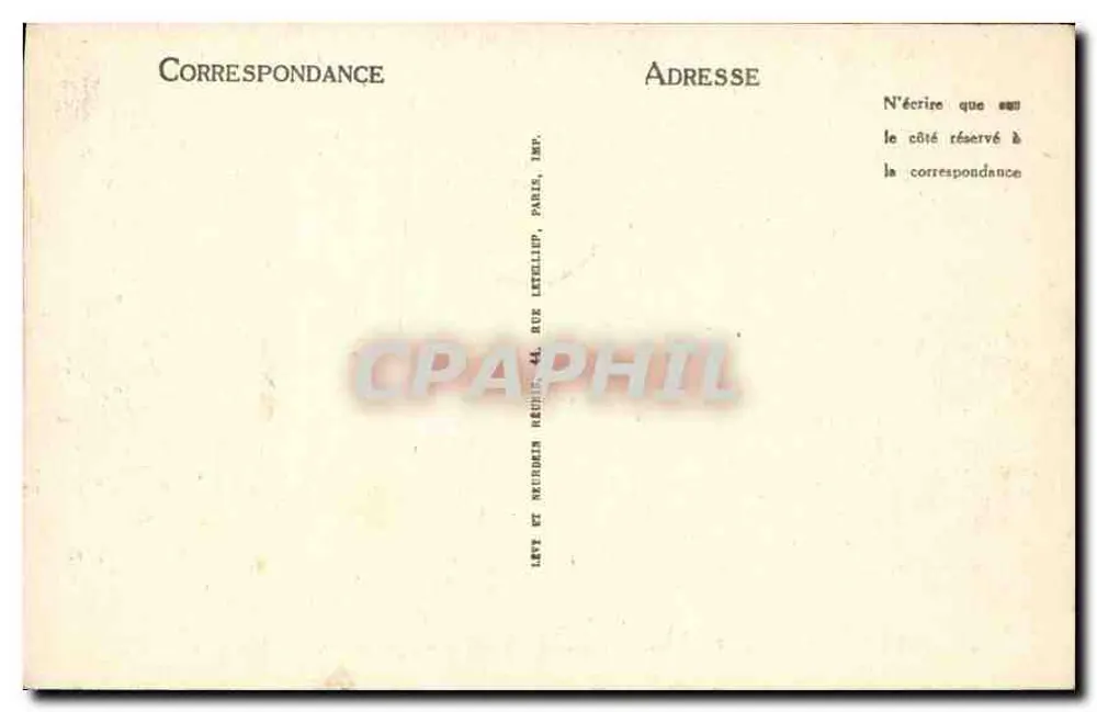 Compiègne — O Castelo — Quarto do Duque — Quarto do Duque — LL — n°233 - Verso