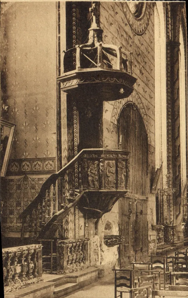 Montreal — Pulpit der Kirche, in der St-Dominique gepredigt hat — Verlag H. Basile - Vorderseite