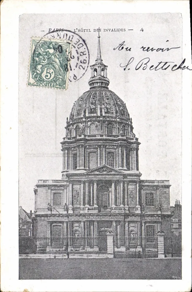 O HÔTEL DES INVALIDES — Paris — editor M. Koe - Frente