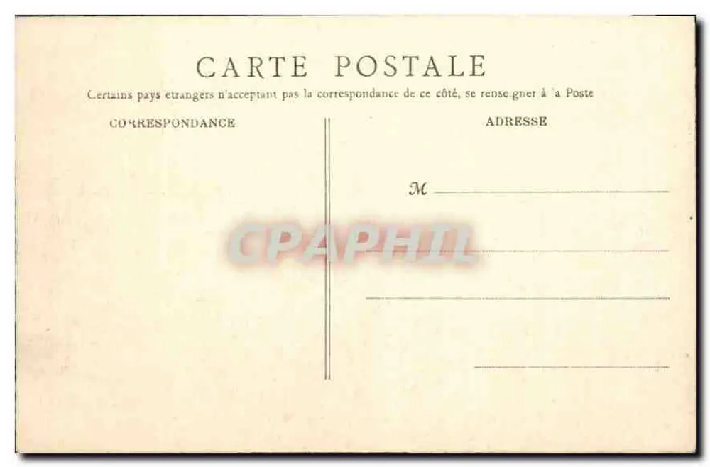 Castelo de Chantilly — Vista tirada no Parque — D. Dambly, imp., Chantilly - Verso