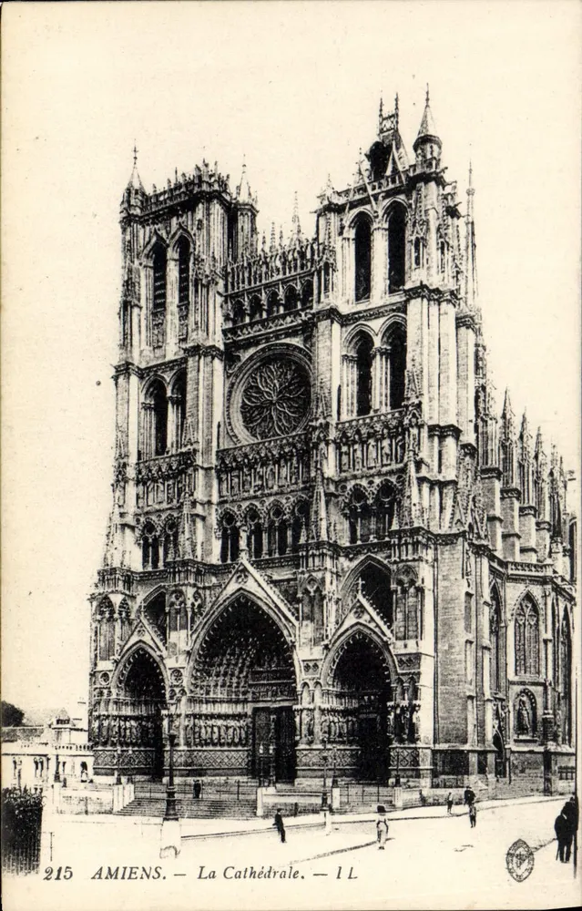 Amiens — A Catedral — editor I L, n° 215 - Frente