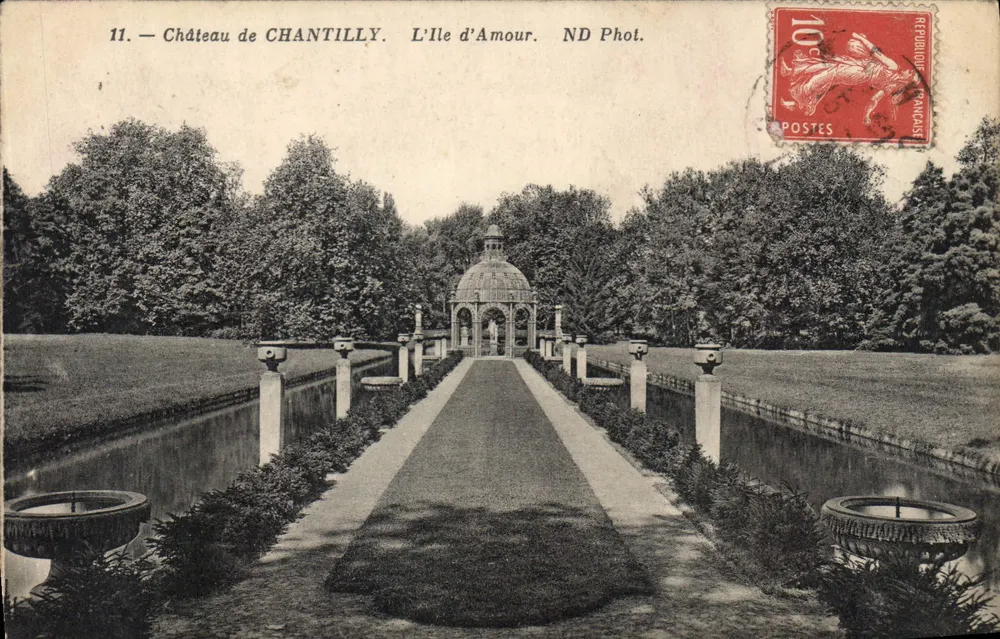 Castelo de Chantilly — A Ilha do Amor — ND Fot. - Frente