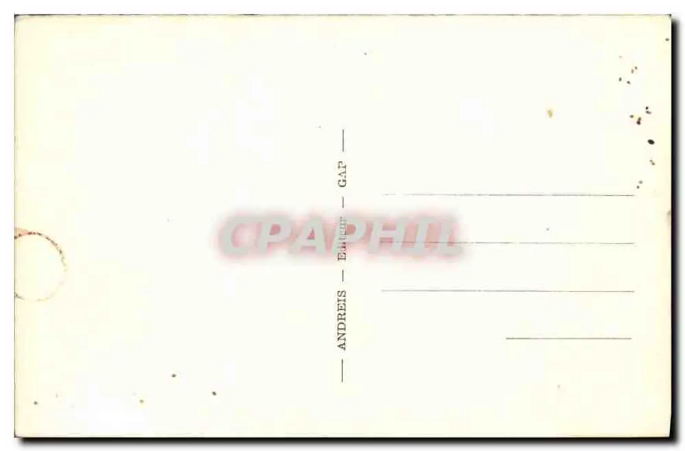 Gap - Les Cordeliers und Denkmal des Barons Ladoucette - Rückseite