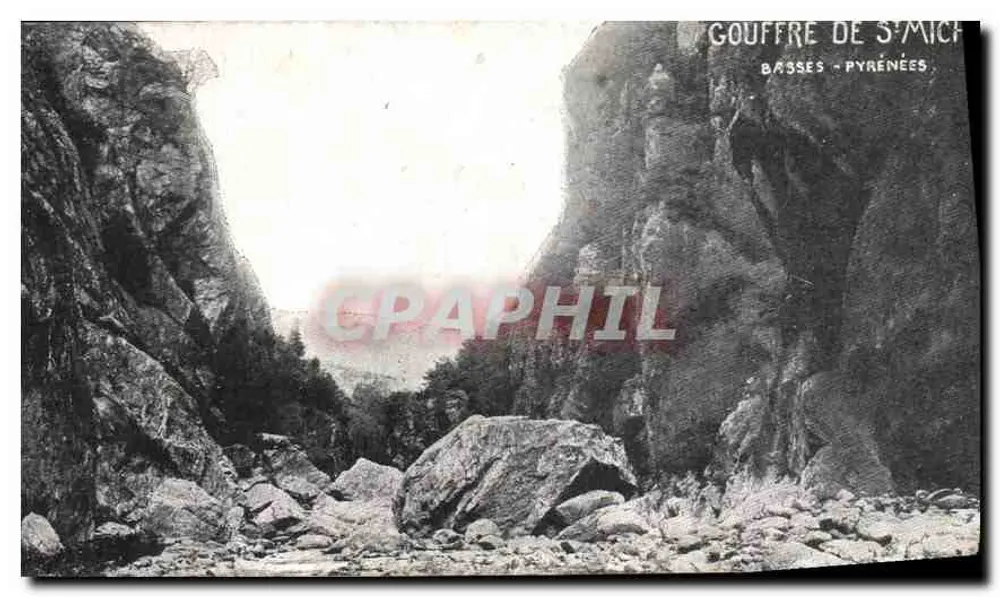 Gouffre de St-Michel — Basses-Pyrénées — editor não identificado - Frente