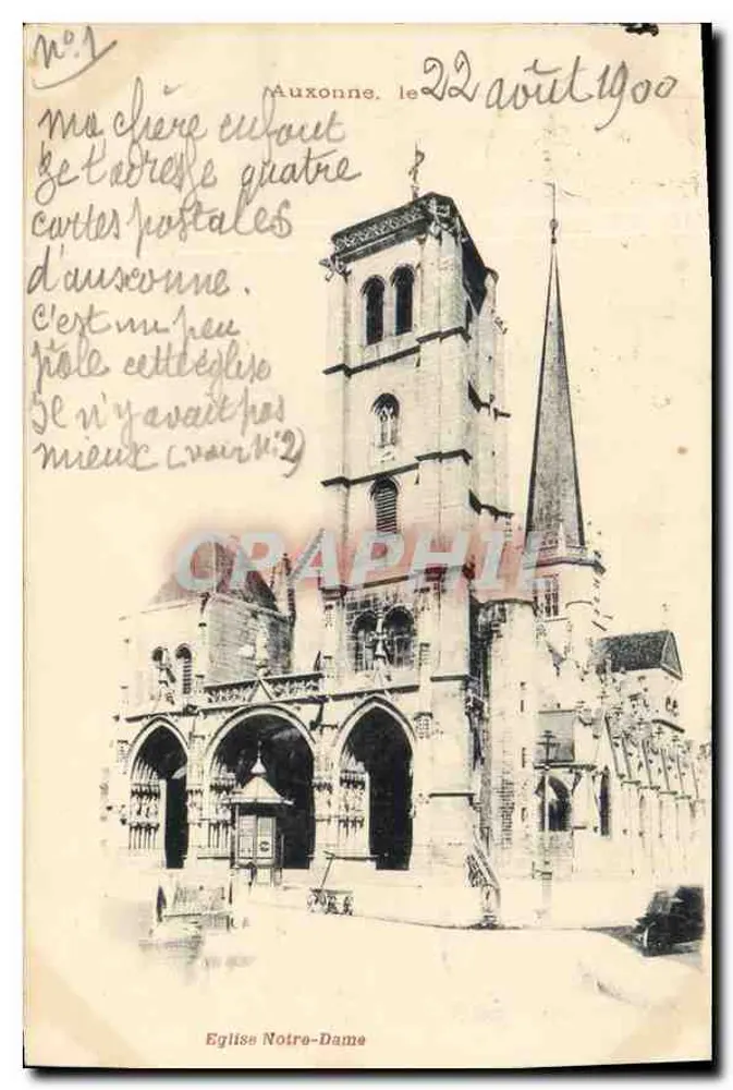 Auxonne — Igreja Nossa Senhora — editor não identificado, n°1 - Frente