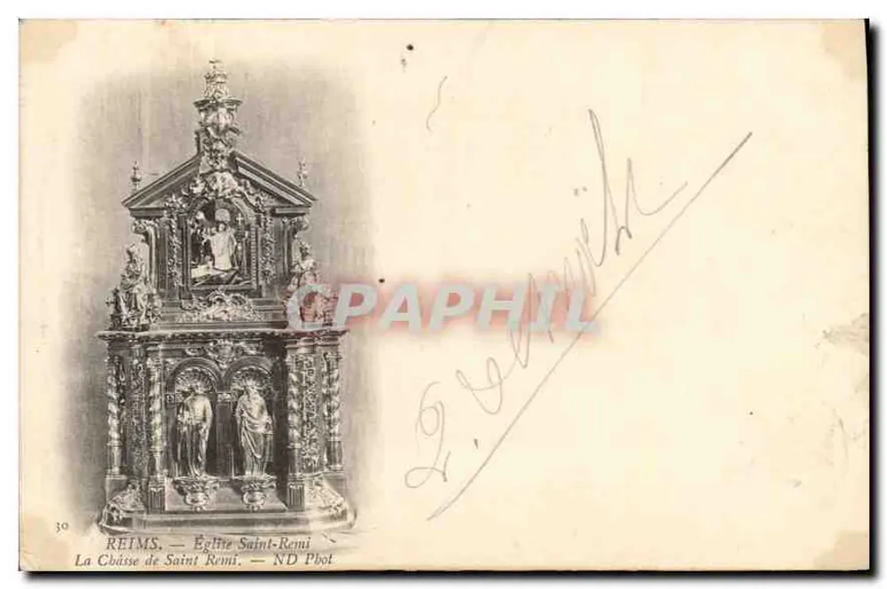 Reims — Kirche Saint-Remi — Die Reliquienschrein von Saint-Remi — ND Foto - Vorderseite