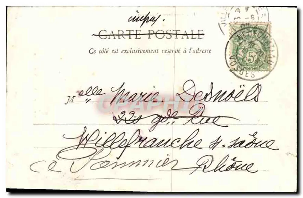 Castelo de Bourlemont — Vista Geral & Torre de Menagem — J. Dorcel, Louis Nourichau - Verso